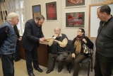 Альберт Таубе, Я. Цукерман и супруги Щегловы с автором